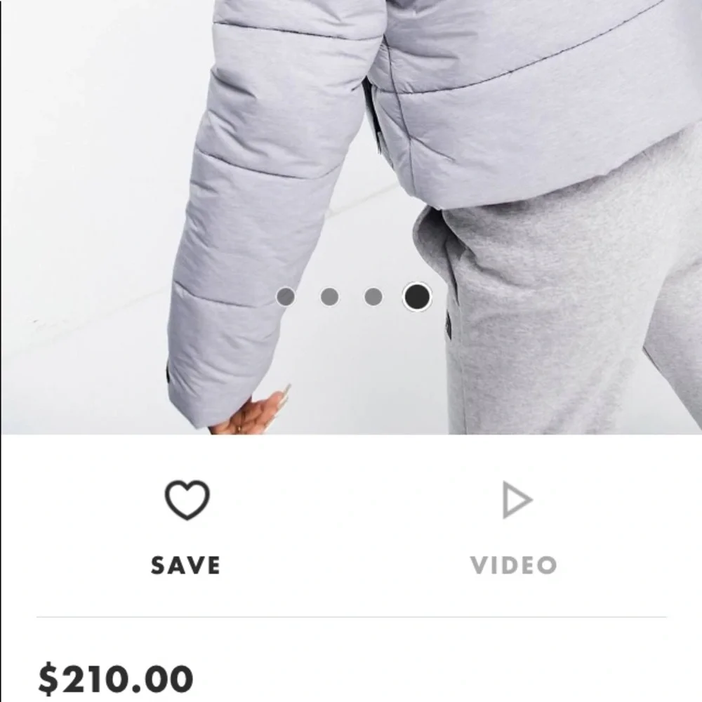 NWOT The North Face Saikuru cropped jacket in gray - Exclusive to ASOS - Picture 6 of 16